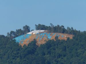 Hill destruction July 2013