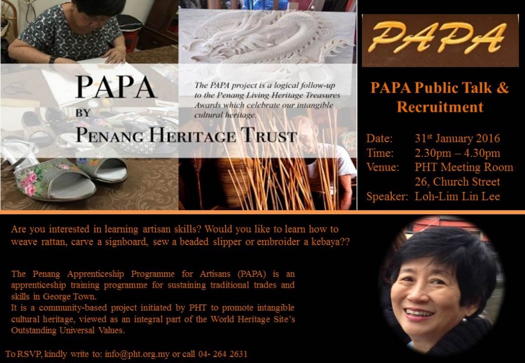 PAPA Public Talk Poster